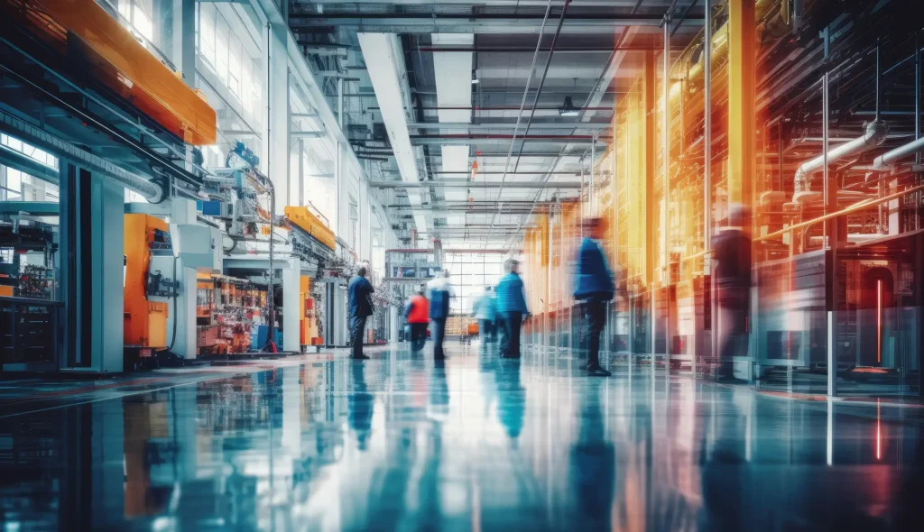 Modern industrial warehouse